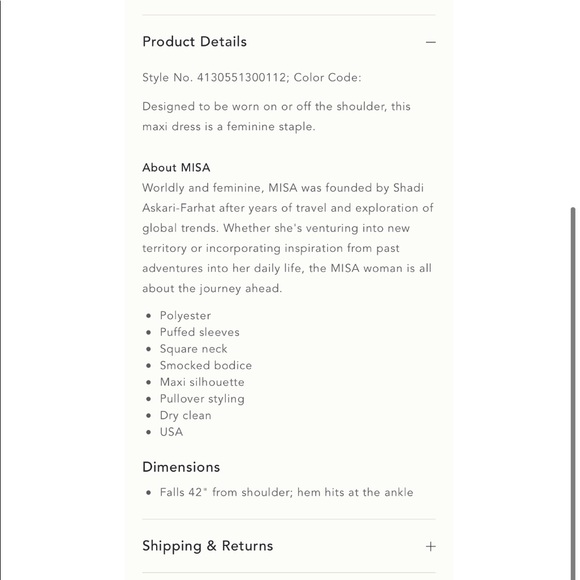 Anthropologie X MISA Sabrina Maxi Dress - Picture 6 of 15